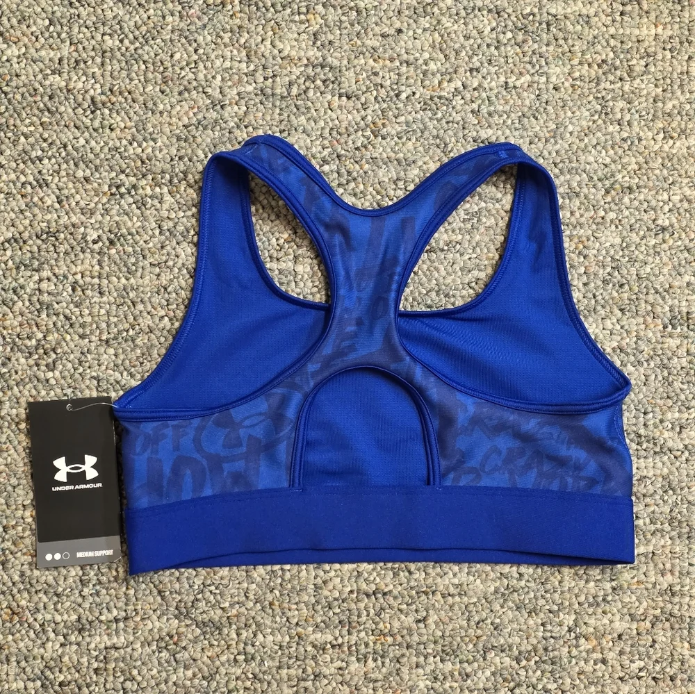 Under Armour 24/7 Blue/White Sports Bra S